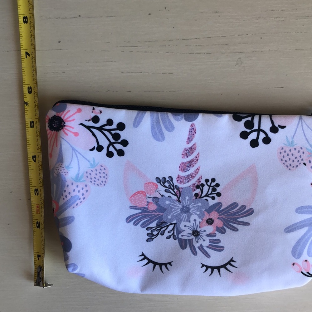 New zippered cosmetic bag - unicorn - Picture 4 of 4